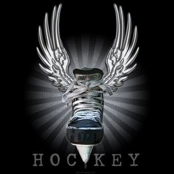 Winged Hockey Skate