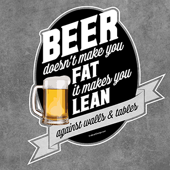 beer makes you lean