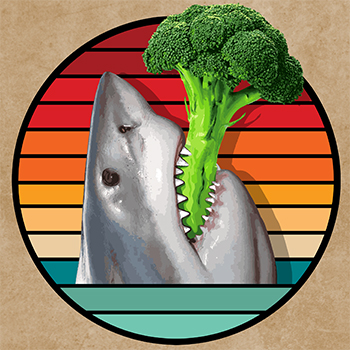 shark and broccoli