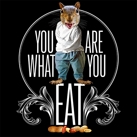 You are what you eat squirrel