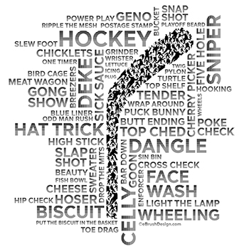 hockey players and hockey slang