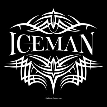 Tribal Hockey Tattoo (Iceman)