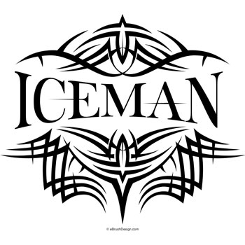 Tribal Hockey Tattoo (Iceman)